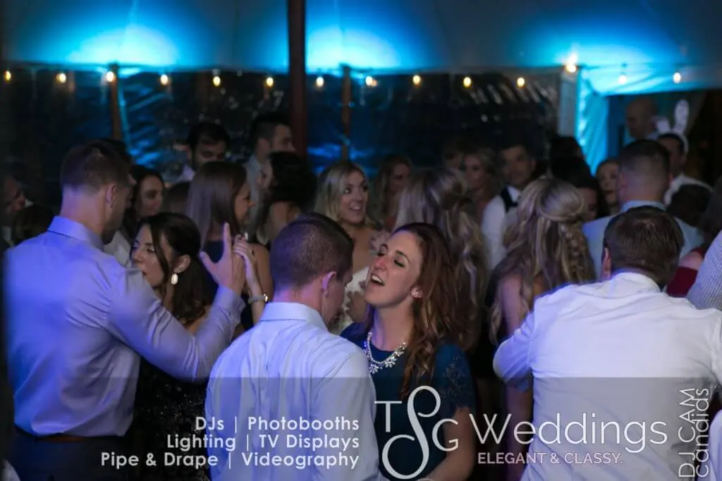 Wedding celebration and lighting at Willowdale Estate, gallery photo 23