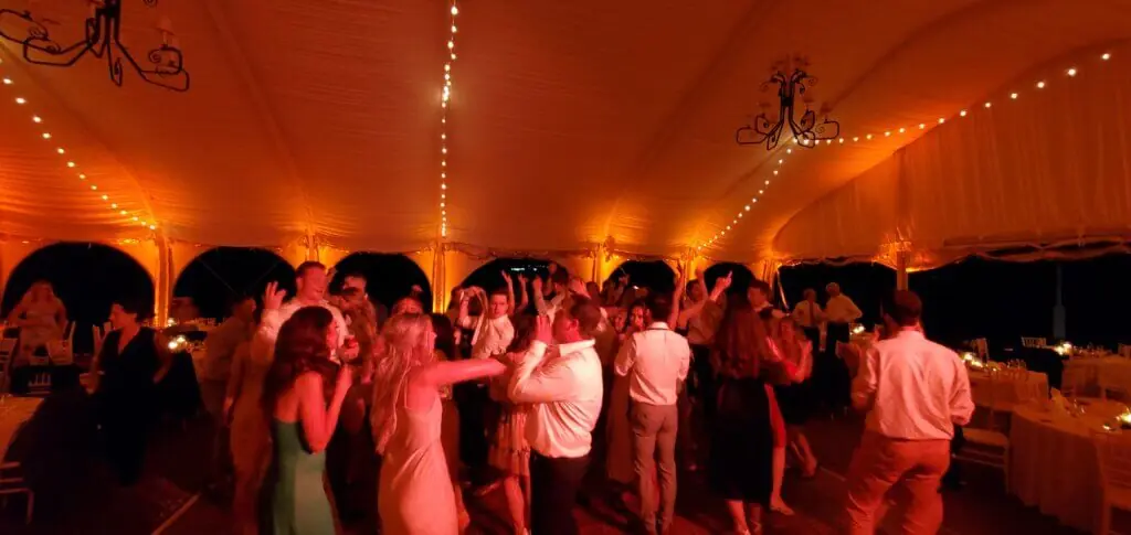 Wedding celebration and lighting at Fruitlands Museum, gallery photo 4