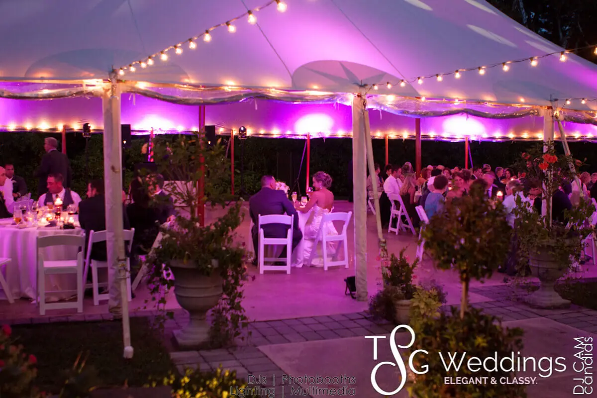 Wedding celebration and lighting at Willowdale Estate, gallery photo 6