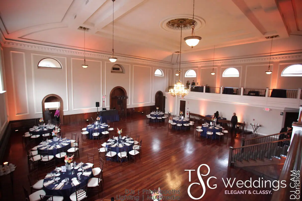 Wedding celebration and lighting at Colonial Hall at Rockafellers, gallery photo 7