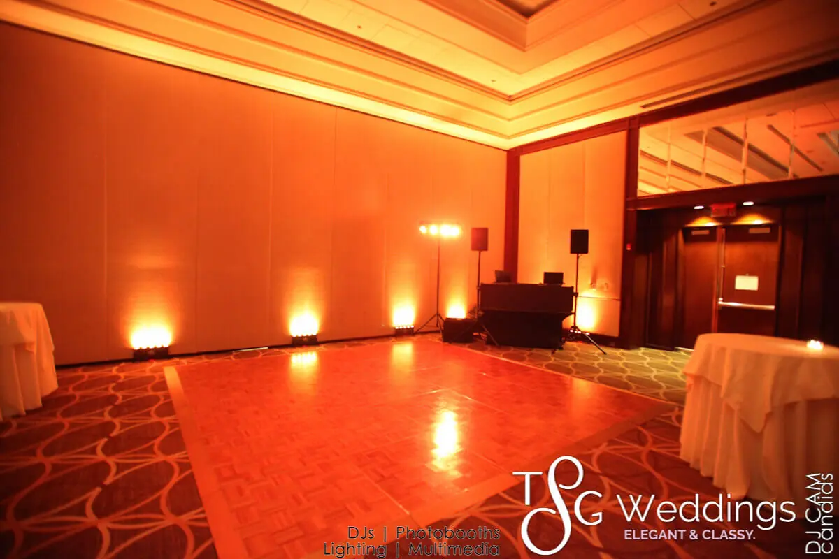 Wedding celebration and lighting at Westin Hotel, gallery photo 1
