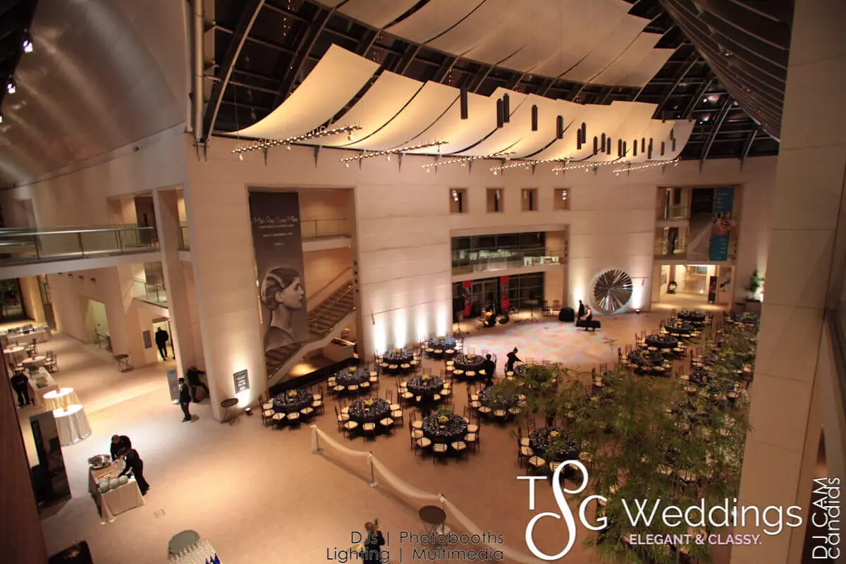 Wedding celebration and lighting at Peabody Essex Museum, gallery photo 5