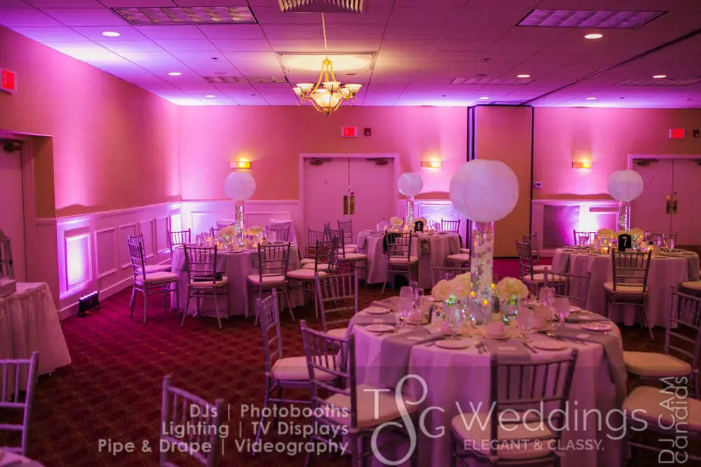 Wedding celebration and lighting at Holiday Inn Peabody, gallery photo 23