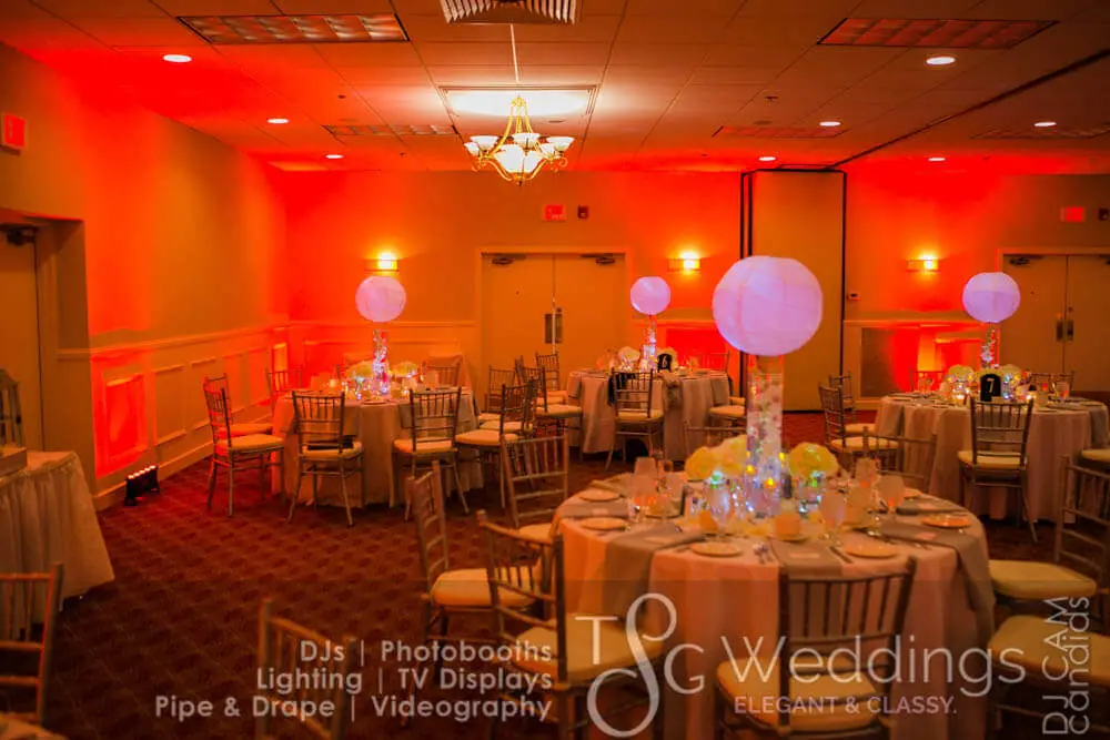 Wedding celebration and lighting at Holiday Inn Peabody, gallery photo 24