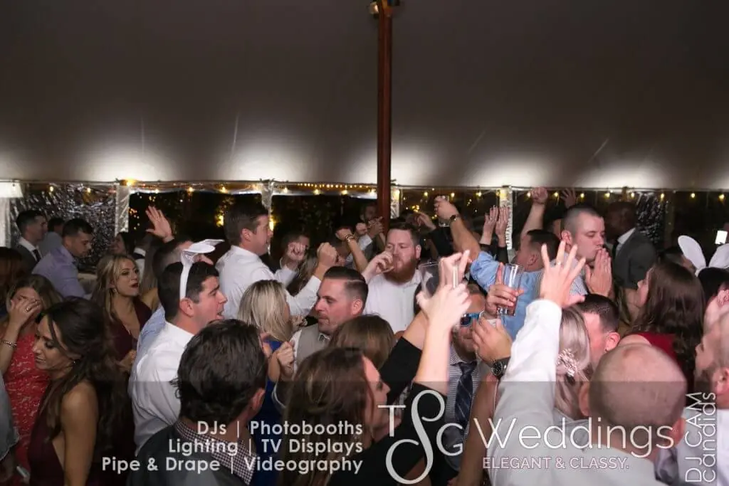 Wedding celebration and lighting at Willowdale Estate, gallery photo 35
