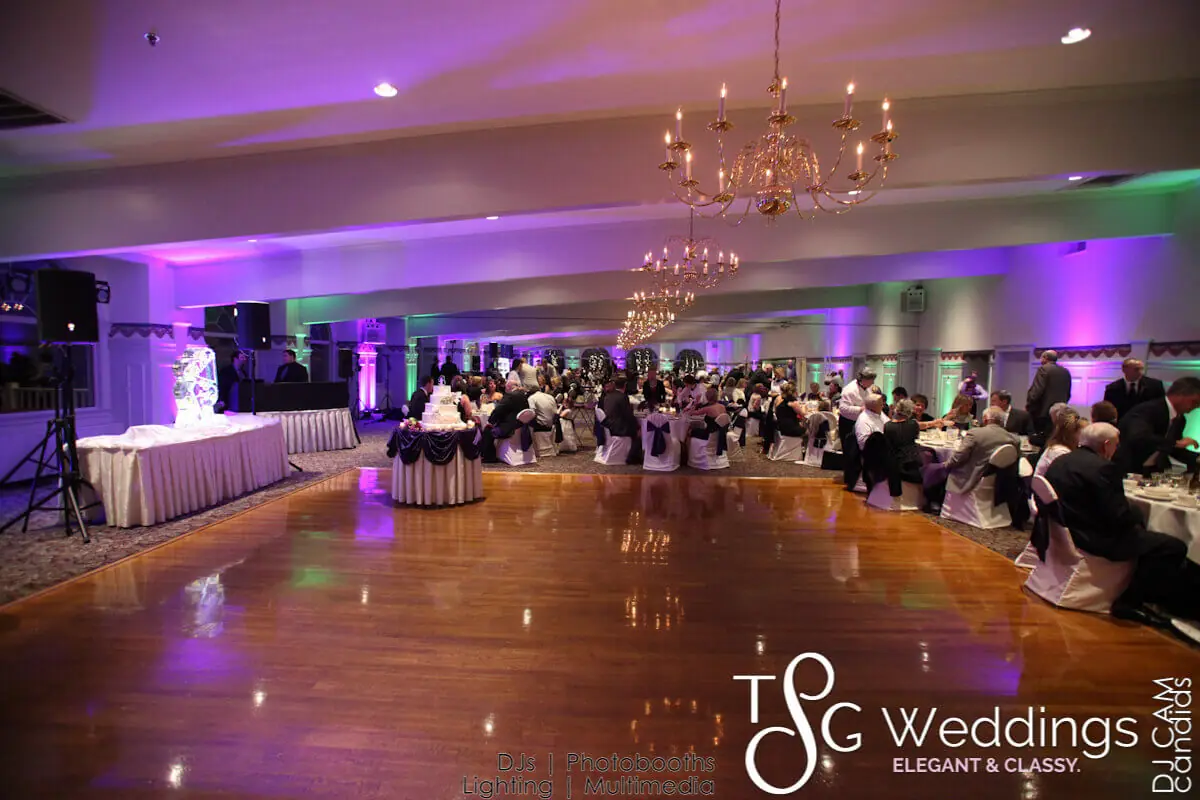 Wedding celebration and lighting at DiBurros Function Facility, gallery photo 2