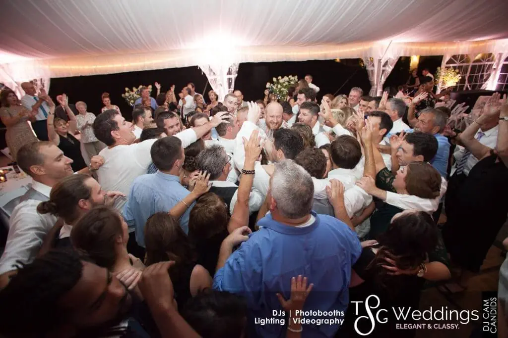 Wedding lighting at The Lord Jeffery Inn