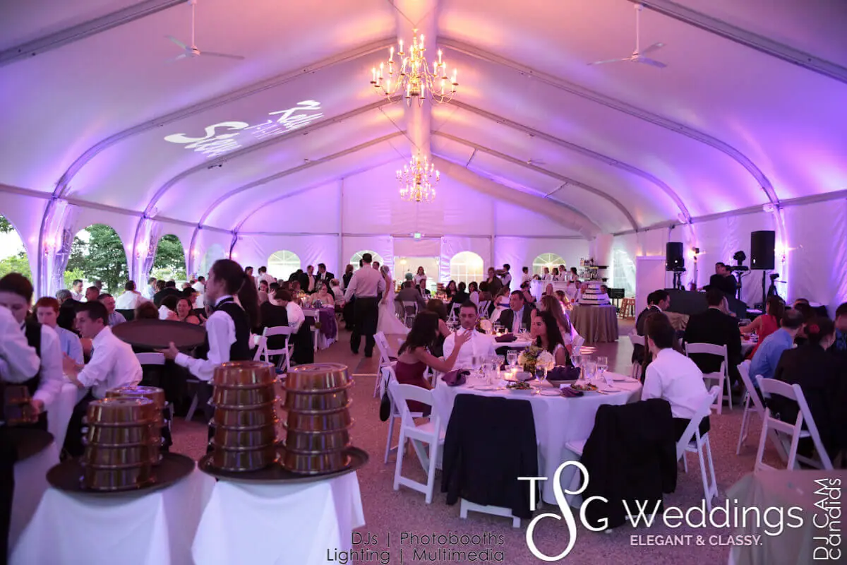 Wedding celebration and lighting at Misselwood At Endicott College, gallery photo 2