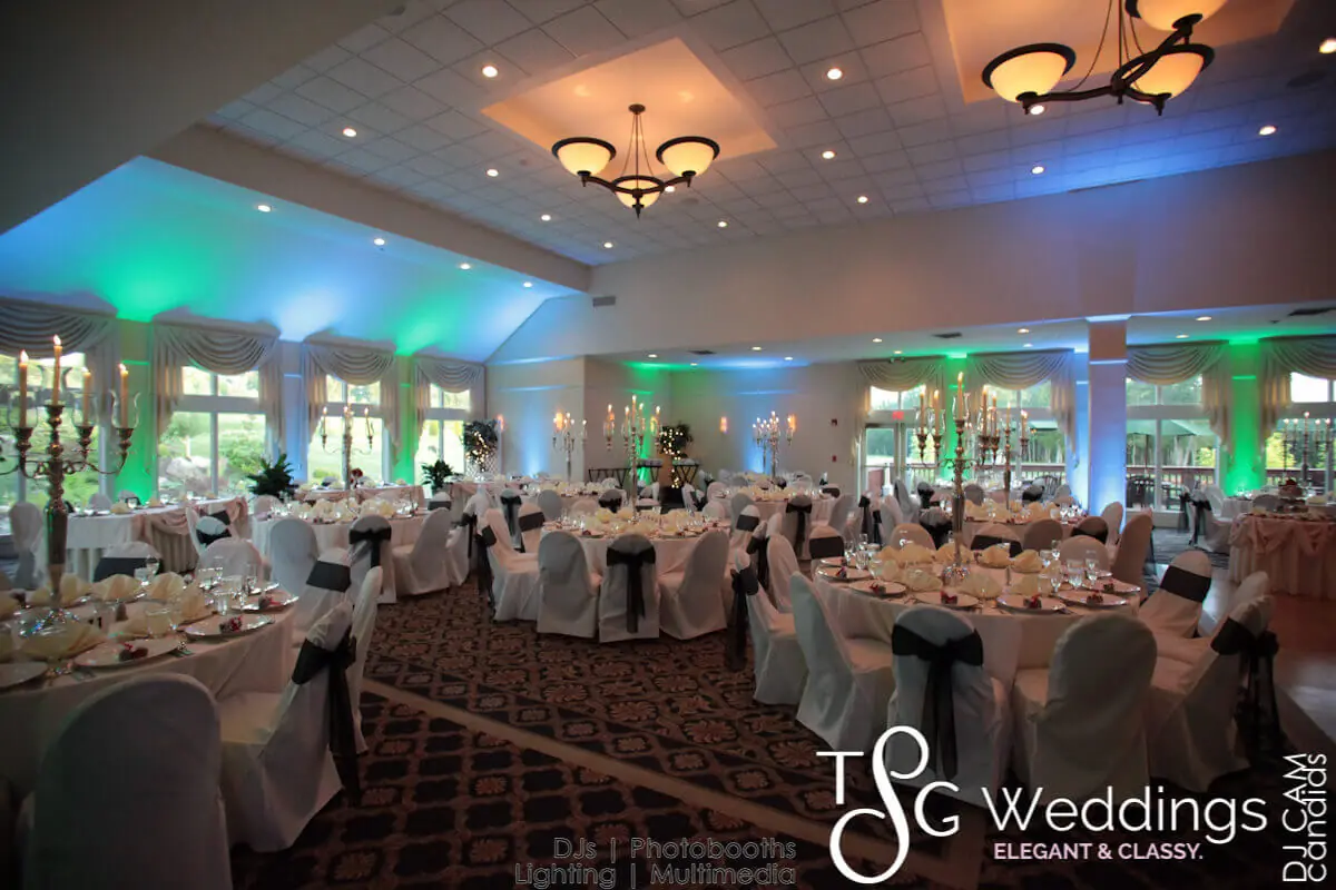 Wedding celebration and lighting at Atkinson Country Club, gallery photo 11