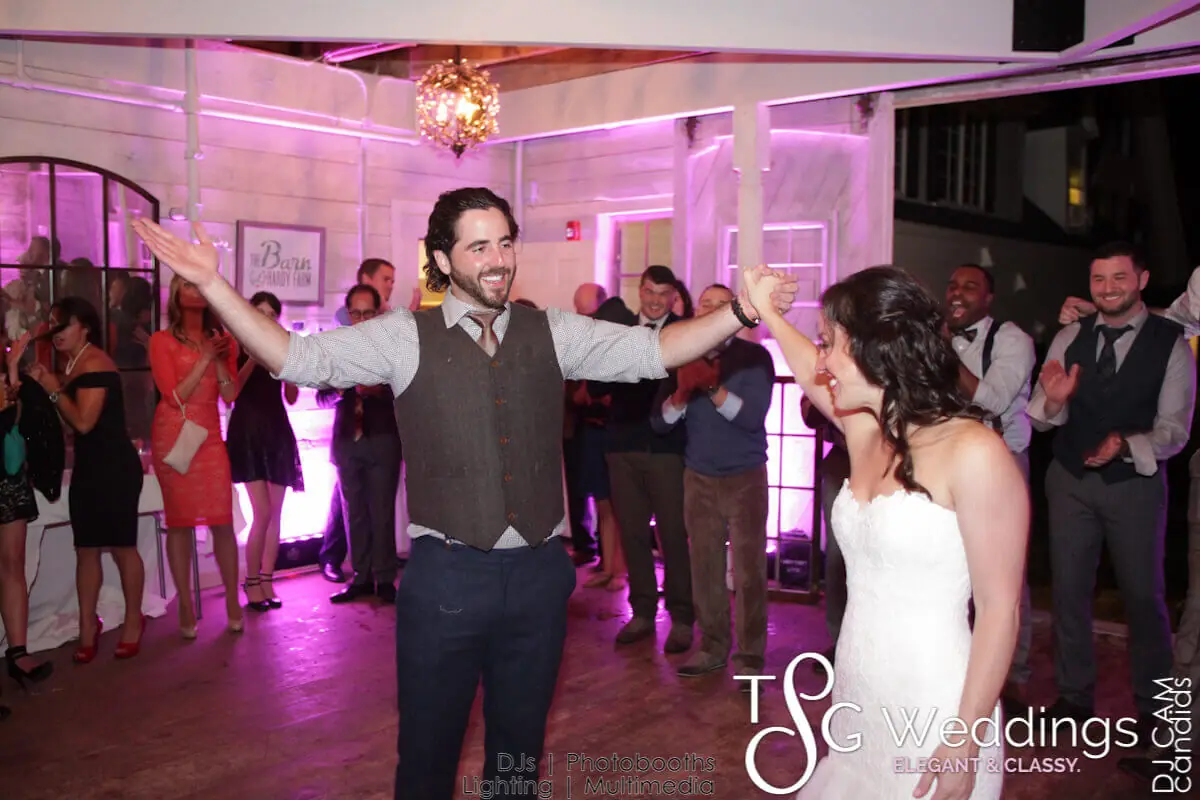 Wedding celebration and lighting at Hardy Farm, gallery photo 1