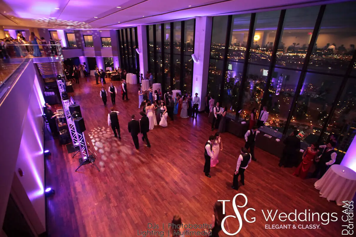 Wedding lighting at The State Room