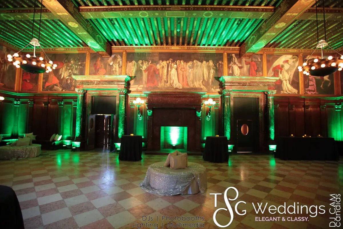Wedding celebration and lighting at Boston Public Library, gallery photo 10