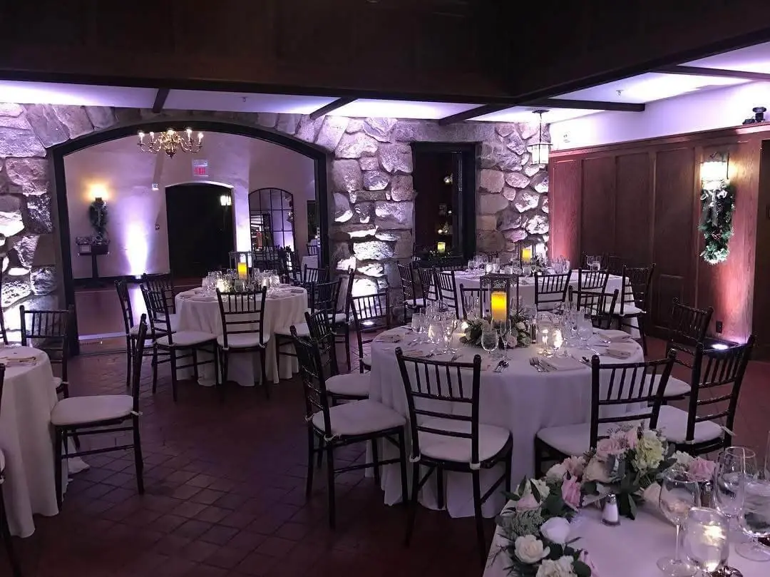 Wedding celebration and lighting at Willowdale Estate, gallery photo 46
