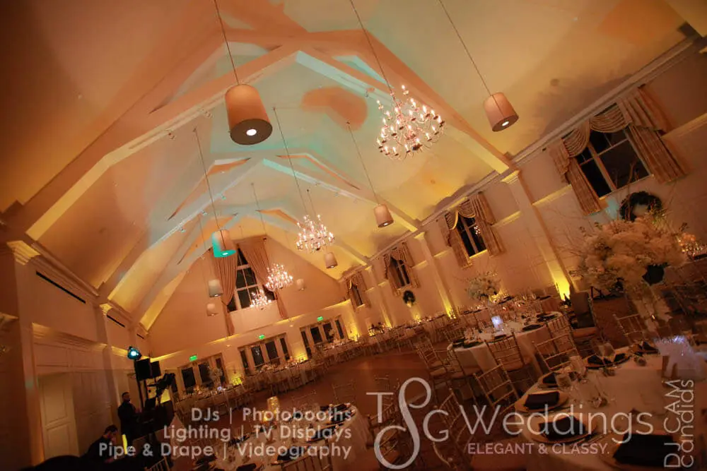 Wedding lighting at Renaissance Golf Club