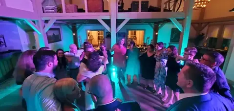 Wedding celebration and lighting at Grove at Briar Barn Inn, gallery photo 7