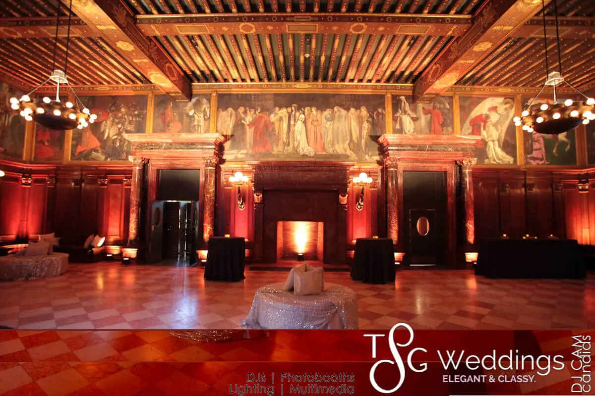 Wedding celebration and lighting at Boston Public Library, gallery photo 9
