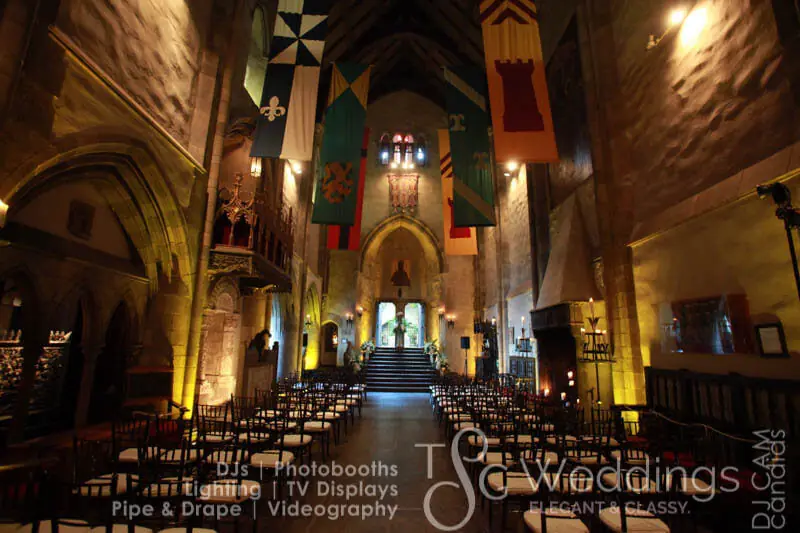 Wedding celebration and lighting at Hammond Castle, gallery photo 4