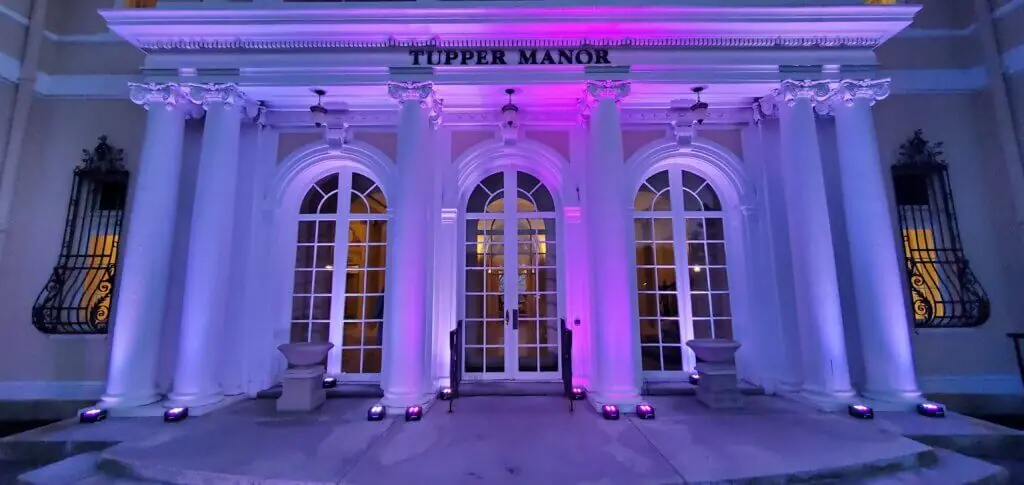 Wedding celebration and lighting at Tupper Manor, gallery photo 9