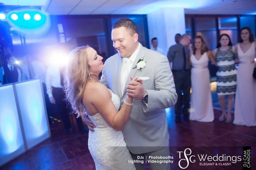Wedding celebration and lighting at Top Of The Hub / Prudential Tower, gallery photo 9