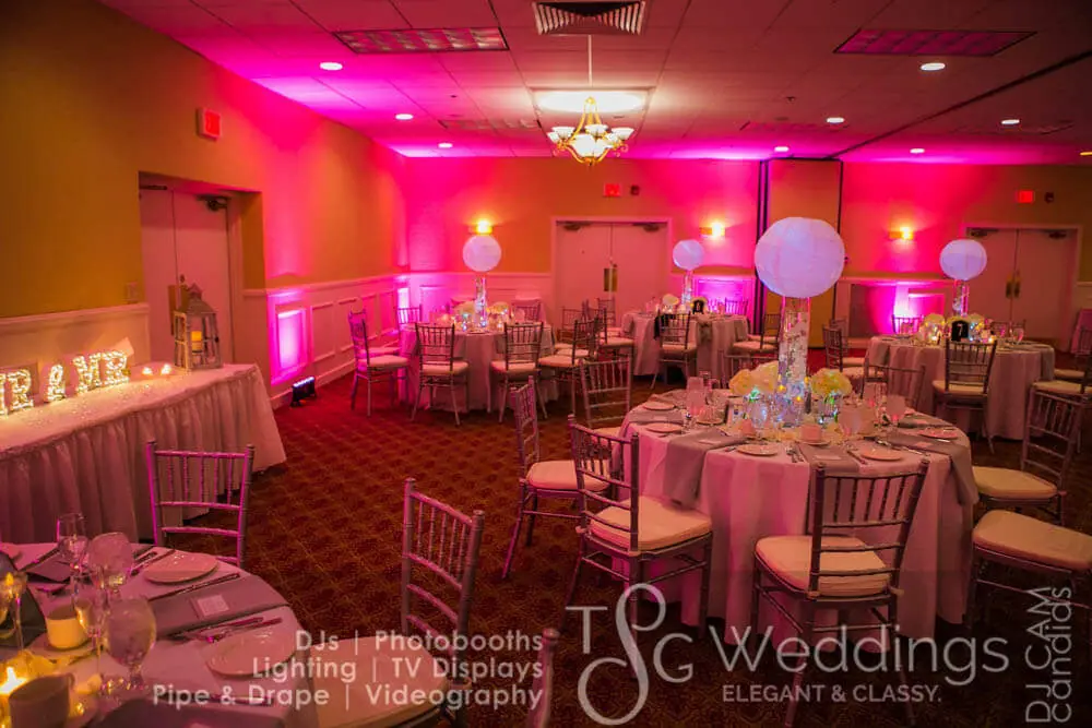 Wedding celebration and lighting at Holiday Inn Peabody, gallery photo 20