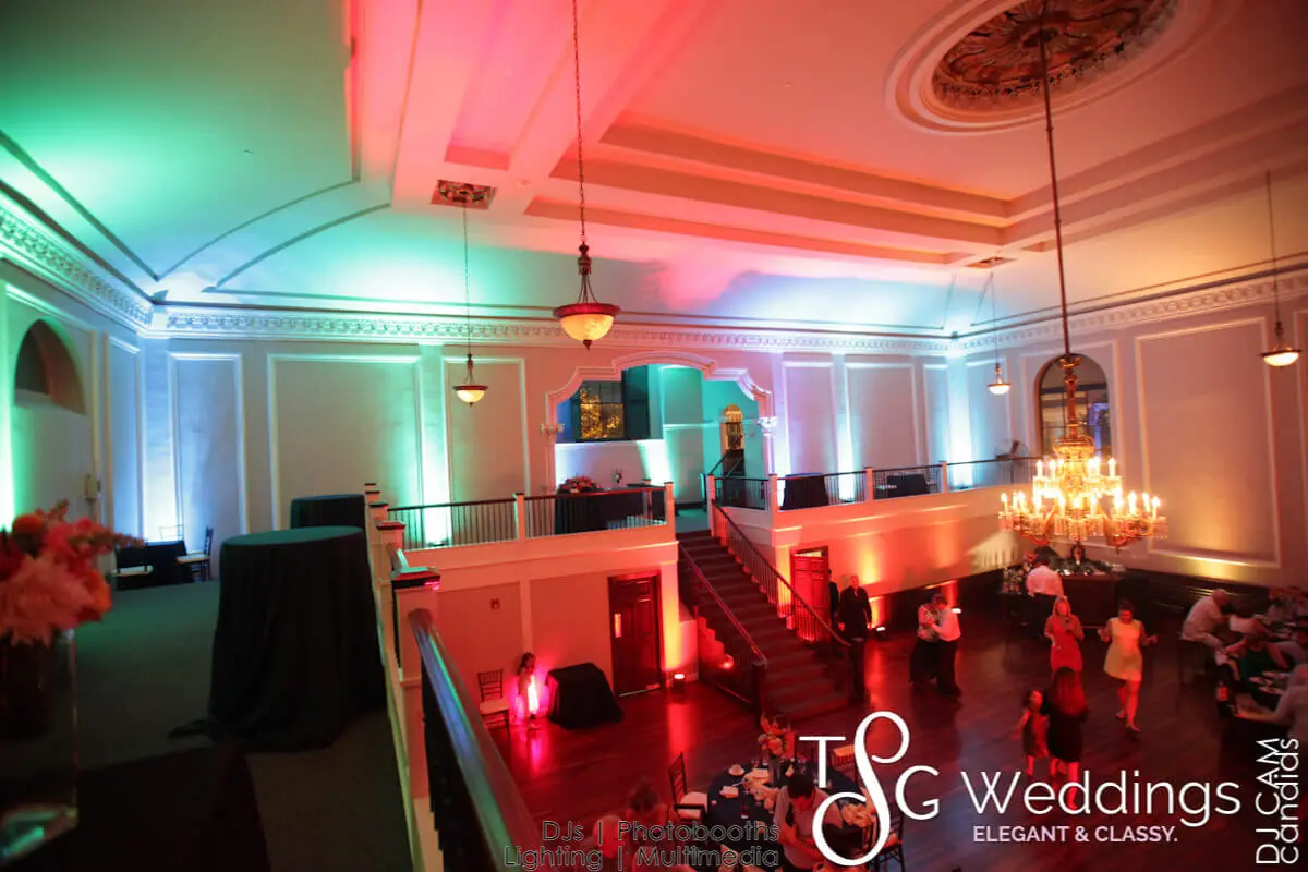 Wedding celebration and lighting at Colonial Hall at Rockafellers, gallery photo 14