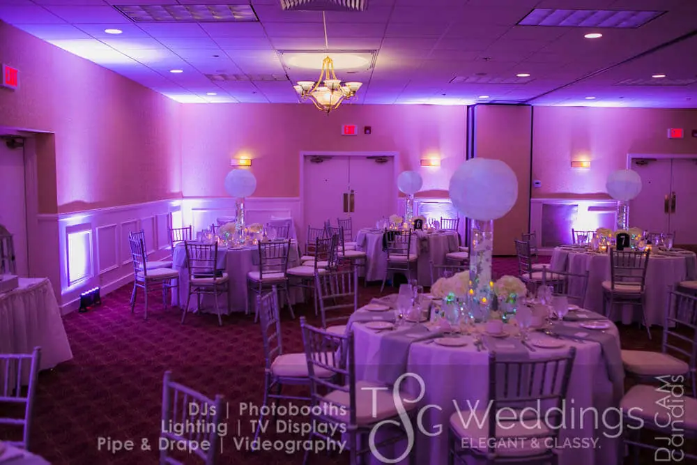 Wedding celebration and lighting at Holiday Inn Peabody, gallery photo 22