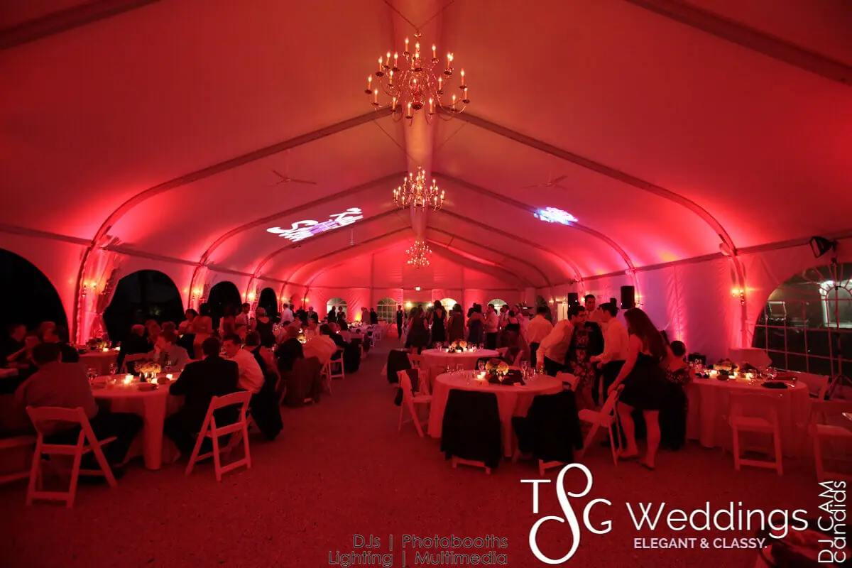 Wedding celebration and lighting at Misselwood At Endicott College, gallery photo 6