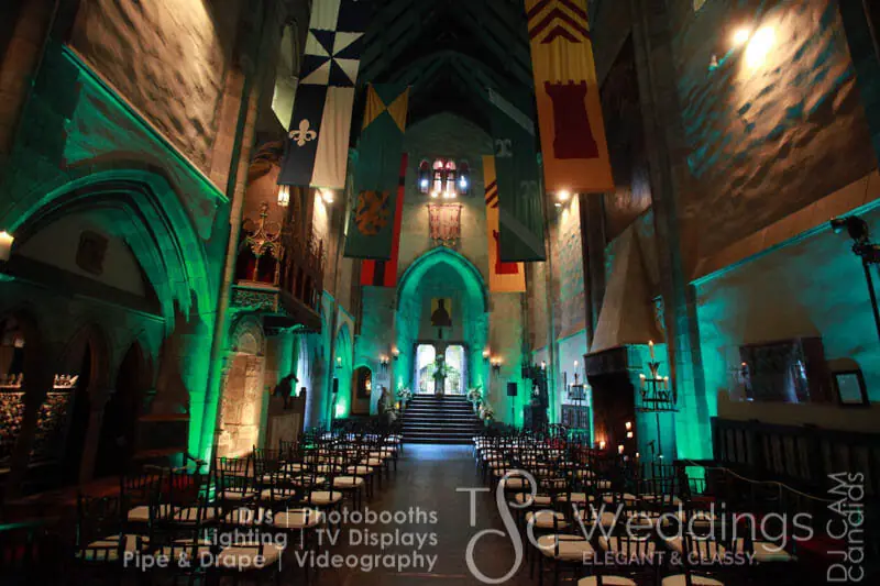 Wedding celebration and lighting at Hammond Castle, gallery photo 6