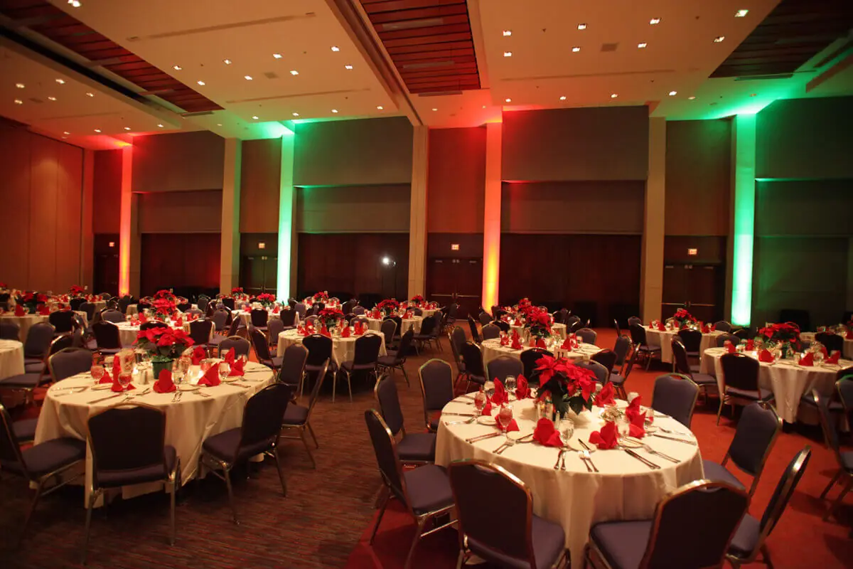 Wedding celebration and lighting at Mass Mutual Center, gallery photo 1