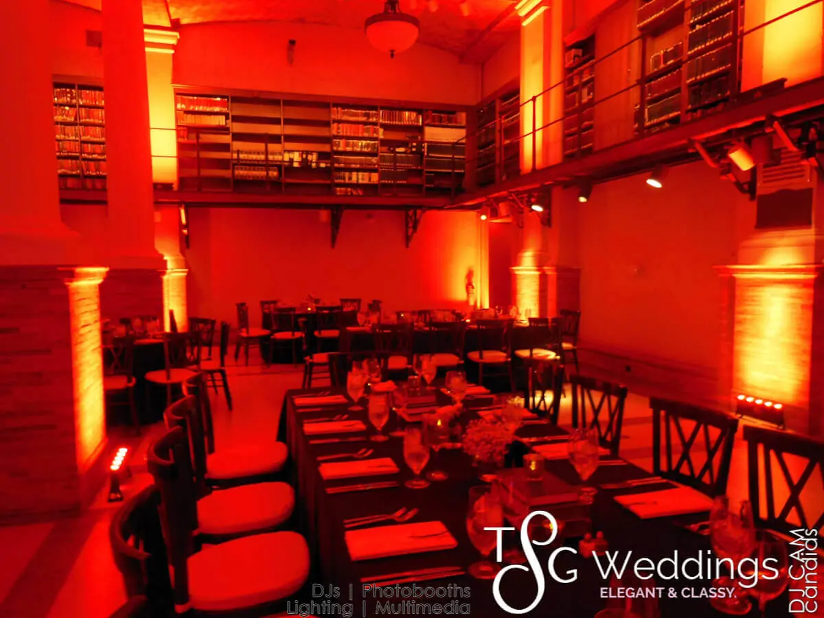 Wedding celebration and lighting at Boston Public Library, gallery photo 12