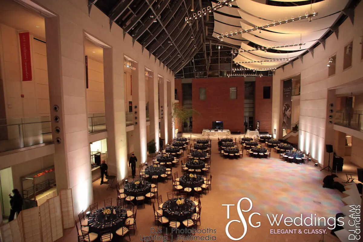 Wedding celebration and lighting at Peabody Essex Museum, gallery photo 6