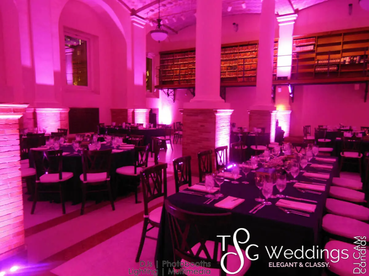 Wedding celebration and lighting at Boston Public Library, gallery photo 11