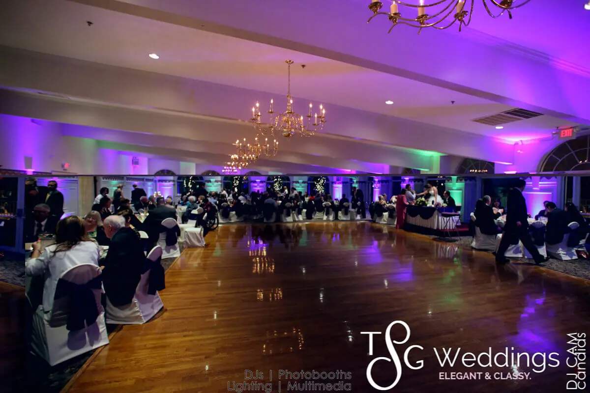 Wedding celebration and lighting at DiBurros Function Facility, gallery photo 1