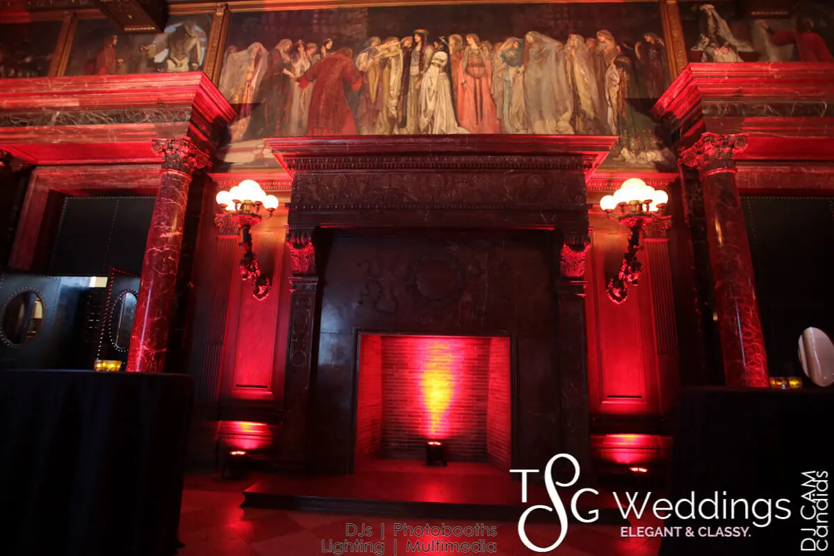 Wedding celebration and lighting at Boston Public Library, gallery photo 7